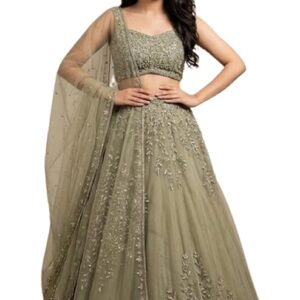 WOMEN'S Net Heavy Work Lehenga Choli with Dupatta