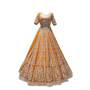 Women Embroidered Work Lehenga Choli semi stiched For Women